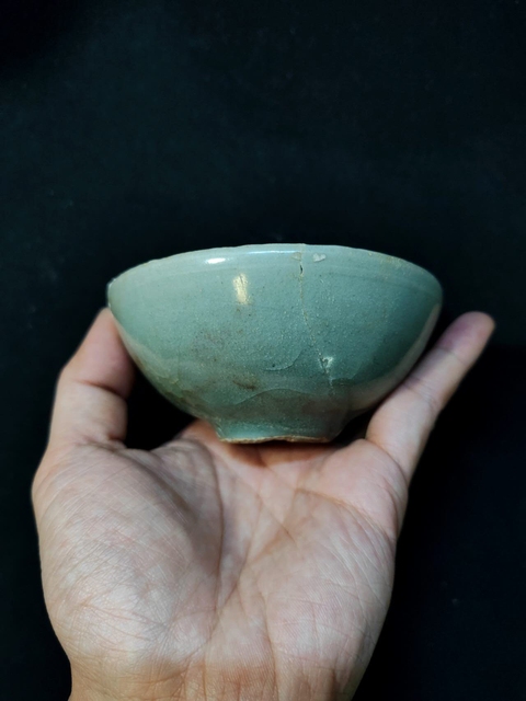 古玩陶瓷罕見精品北宋龍泉青瓷泡泡盞拍賣，當前價格2980元