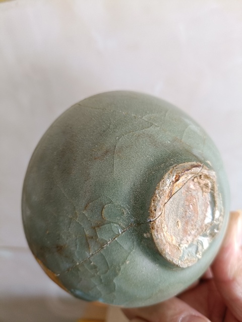 古玩陶瓷罕見精品北宋龍泉青瓷泡泡盞拍賣，當前價格2980元