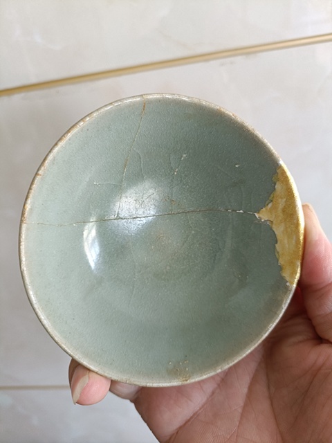 古玩陶瓷罕見精品北宋龍泉青瓷泡泡盞拍賣，當前價格2980元