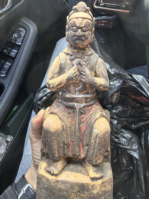 古玩雜項木雕造像真品鑒賞圖