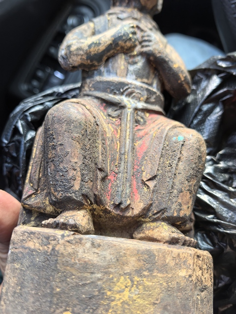 古玩雜項木雕造像真品鑒賞圖