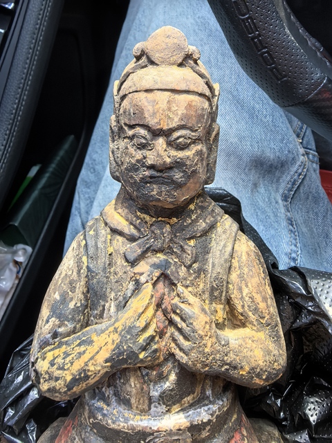 古玩雜項木雕造像真品鑒賞圖