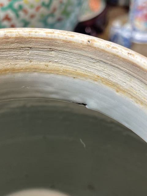 古玩陶瓷粉彩花卉紋將軍罐真品鑒賞圖