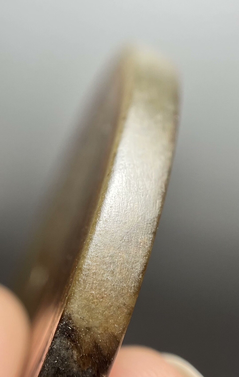 古玩玉器和田玉雕“鳳鳥紋璧”真品鑒賞圖