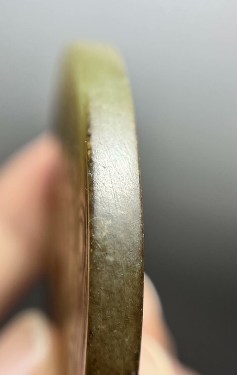 古玩玉器和田玉雕“鳳鳥紋璧”真品鑒賞圖