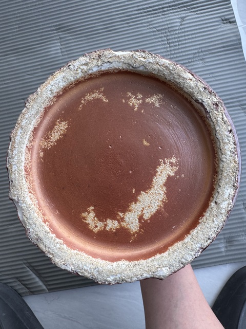 古玩陶瓷郎紅釉撇口瓶真品鑒賞圖