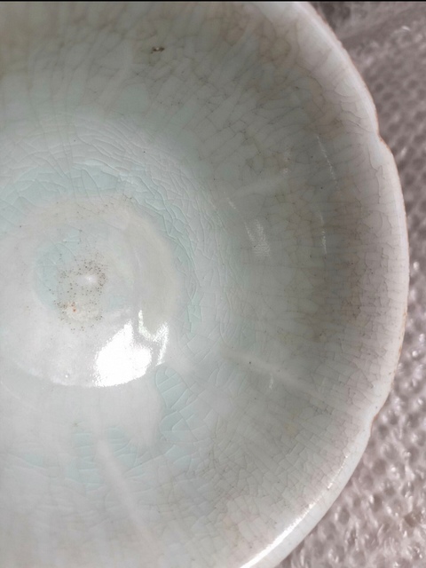 古玩陶瓷青白釉花口碗真品鑒賞圖