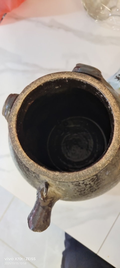 古玩陶瓷黑釉茶壺真品鑒賞圖