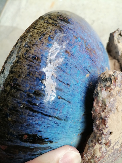 古玩陶瓷鈞窯碗（存疑，須上手）真品鑒賞圖