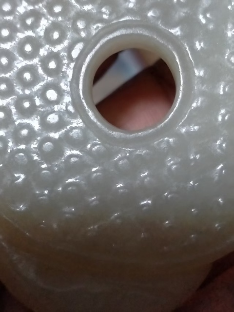 古玩玉器和田玉雕“螭龍紋璧”真品鑒賞圖