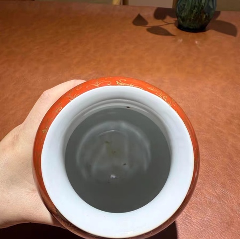 古玩陶瓷民國 粉彩瓶真品鑒賞圖