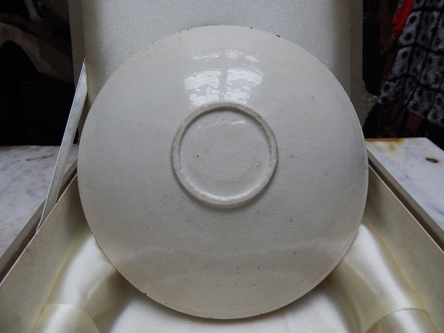 古玩陶瓷南定雙鳳紋面包碗真品鑒賞圖