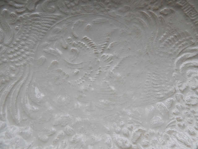 古玩陶瓷南定雙鳳紋面包碗真品鑒賞圖