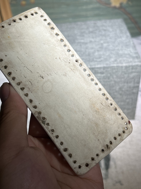 古玩陶瓷清代精品粉彩人物故事紋瓷板拍賣，當前價格998元