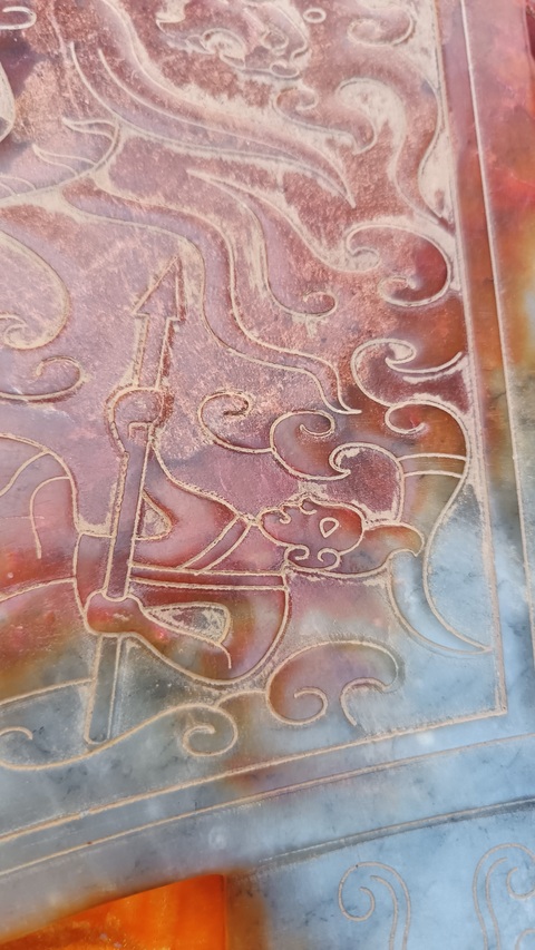 古玩玉器做舊仿古“玉鍘刀”真品鑒賞圖