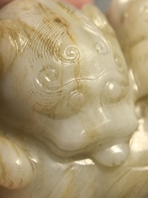 古玩玉器和田玉雕“瑞獸”真品鑒賞圖