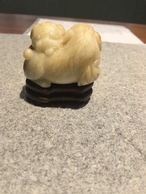 古玩玉器和田玉雕“瑞獸”真品鑒賞圖