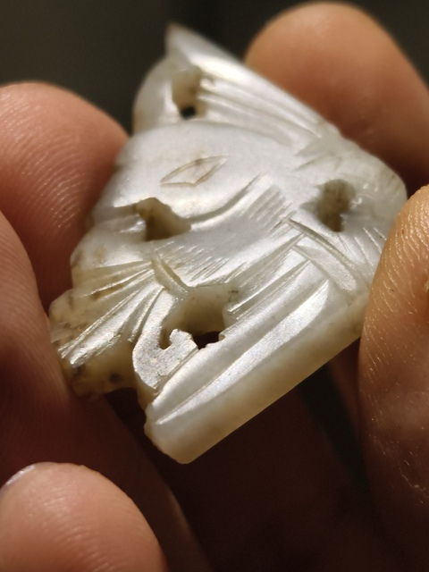 古玩玉器玉鳥真品鑒賞圖