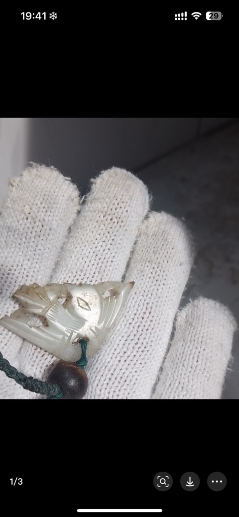 古玩玉器玉鳥真品鑒賞圖