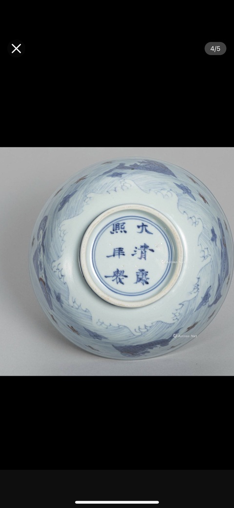 古玩陶瓷康熙真品鑒賞圖