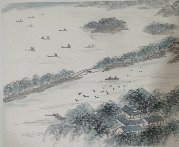 古玩字畫林筱之山水真品鑒賞圖