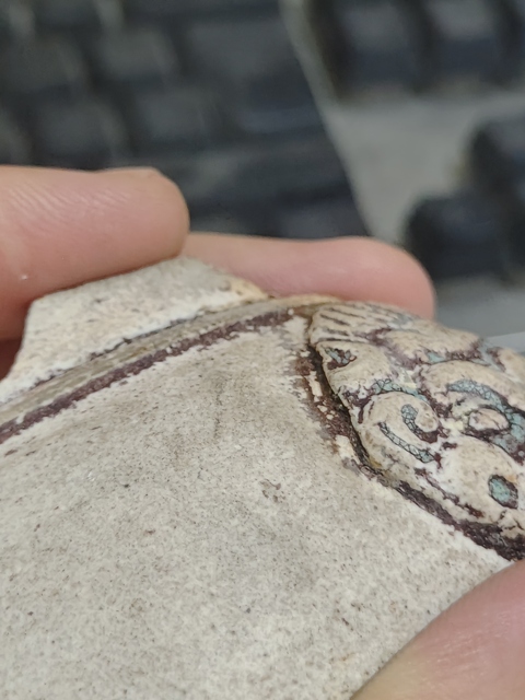 古玩陶瓷獅耳爐標本真品鑒賞圖