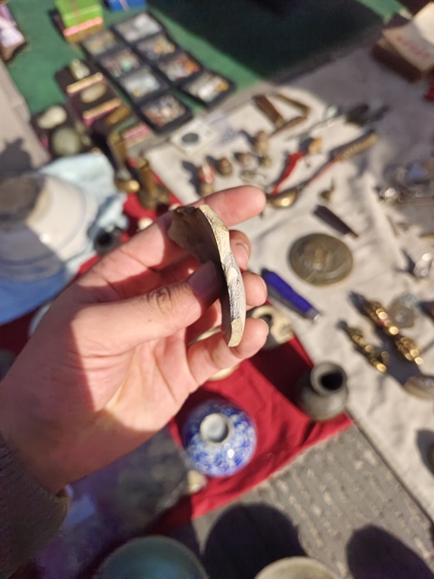 古玩陶瓷獅耳爐標本真品鑒賞圖