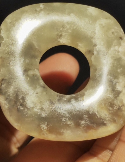 古玩玉器玉璧真品鑒賞圖