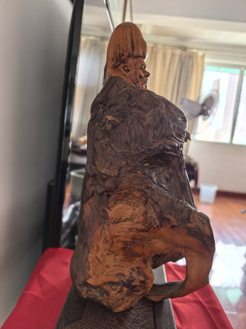 古玩雜項崖柏雕件真品鑒賞圖