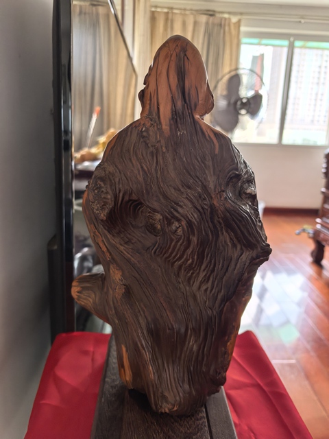 古玩雜項崖柏雕件真品鑒賞圖