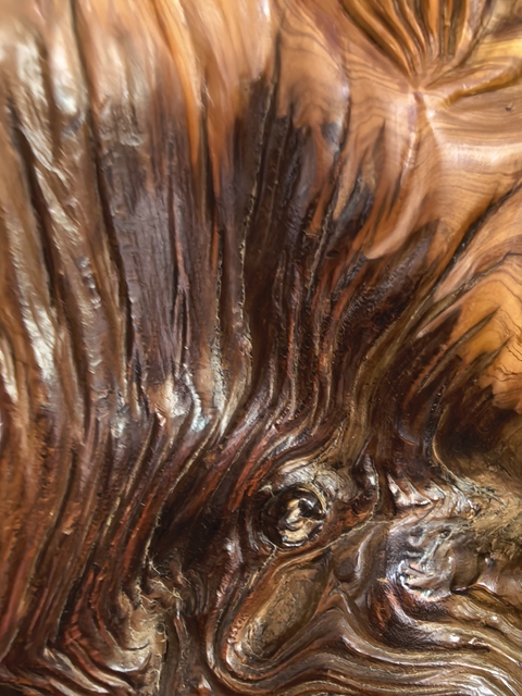 古玩雜項崖柏雕件真品鑒賞圖