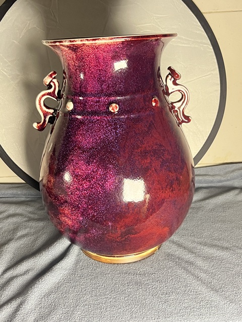 古玩陶瓷鈞窯尊真品鑒賞圖