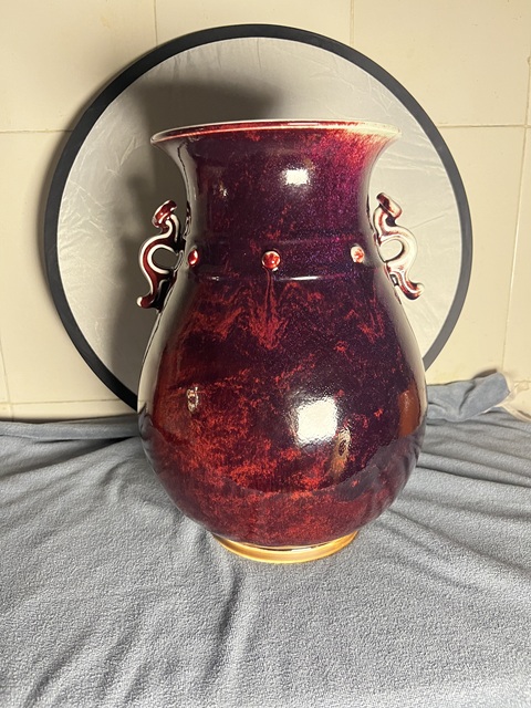 古玩陶瓷鈞窯尊真品鑒賞圖