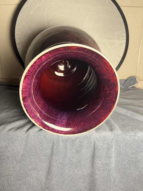 古玩陶瓷鈞窯尊真品鑒賞圖