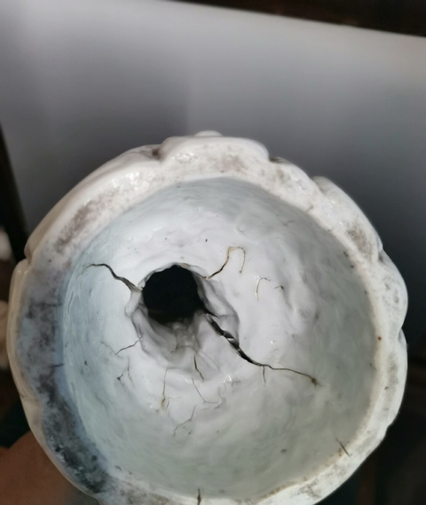 古玩陶瓷德化窯觀音真品鑒賞圖