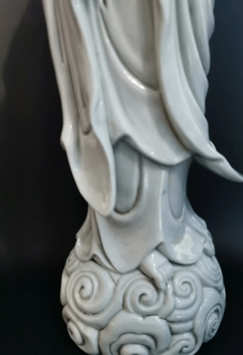 古玩陶瓷德化窯觀音真品鑒賞圖