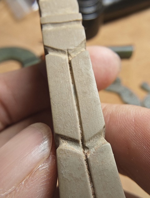 古玩玉器石雕“柄形器”真品鑒賞圖