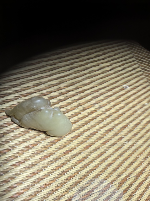 古玩玉器牧駱駝玉擺件真品鑒賞圖