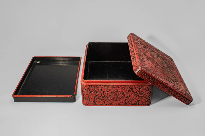 古玩雜項剔紅真品鑒賞圖