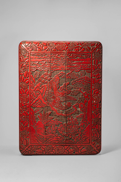 古玩雜項剔紅真品鑒賞圖