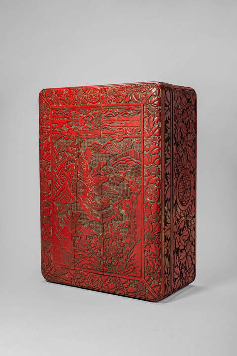 古玩雜項剔紅真品鑒賞圖