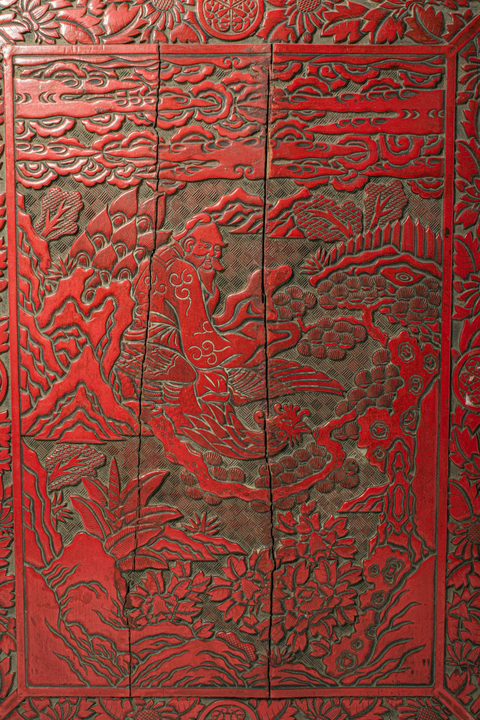 古玩雜項剔紅真品鑒賞圖