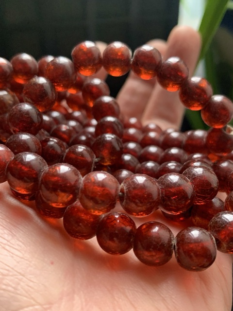 古玩玉器清代108顆天然琥珀珠串拍賣，當前價格150000元