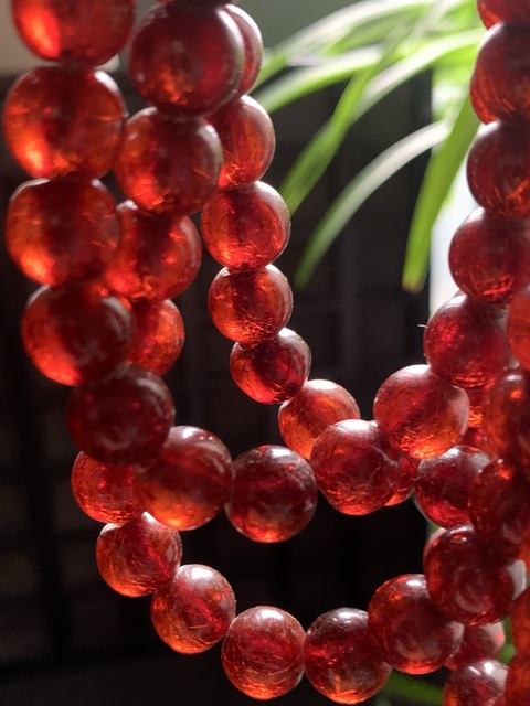 古玩玉器清代108顆天然琥珀珠串拍賣，當前價格150000元