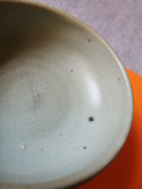 古玩陶瓷元代鈞窯羅漢碗真品鑒賞圖