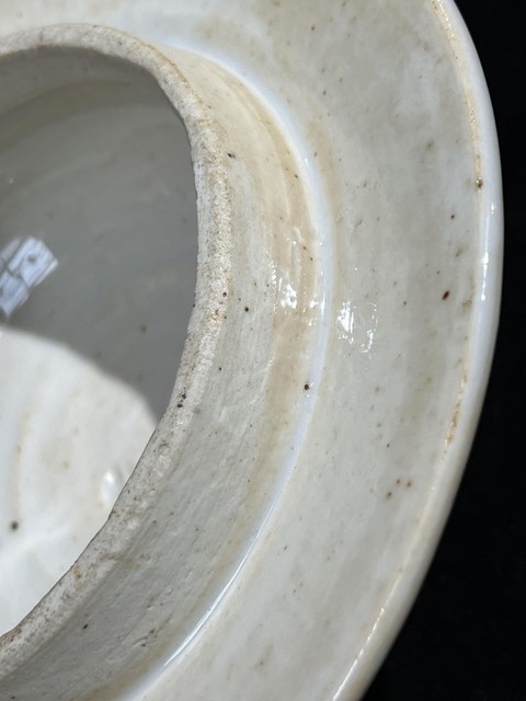 古玩陶瓷樓臺亭閣人物山水紋青花將軍罐真品鑒賞圖