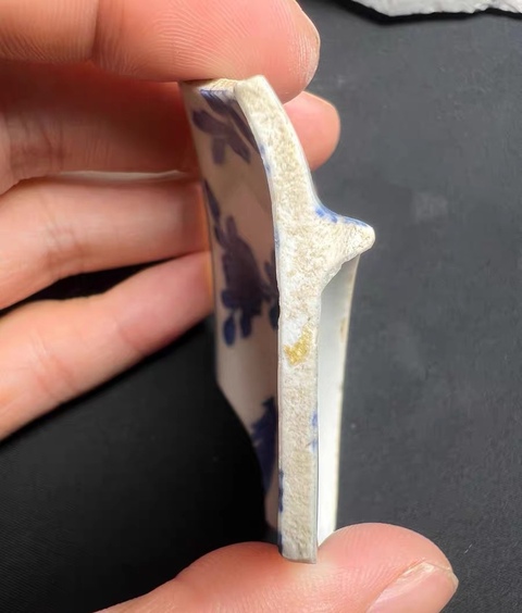 古玩陶瓷萬歷青花張?zhí)鞄煶宥敬善嫫疯b賞圖