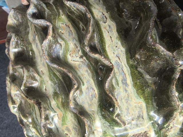 古玩陶瓷青釉花器真品鑒賞圖