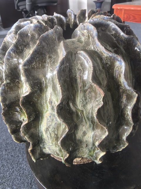 古玩陶瓷青釉花器真品鑒賞圖