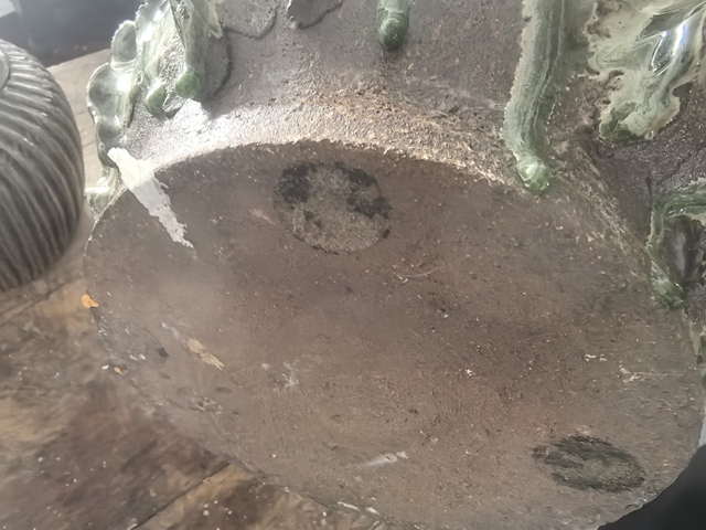 古玩陶瓷青釉花器真品鑒賞圖